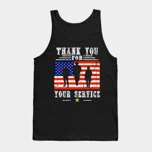 Veterans day thank you for your service Tank Top